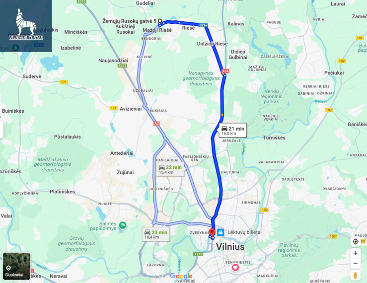 Parduodamas kitos paskirties sklypas Vilniaus r. sav., Bendorių k., Žemųjų Rusokų g.5, 17 a ploto 8