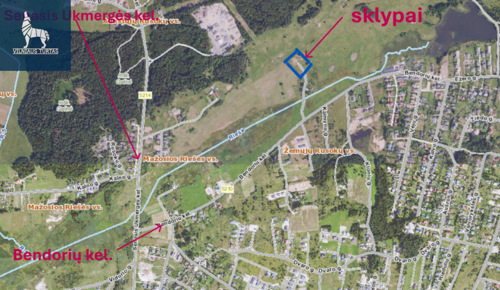 Parduodamas kitos paskirties sklypas Vilniaus r. sav., Žemųjų Rusokų vs., Žemųjų Rusokų g.5, 100 a ploto 5