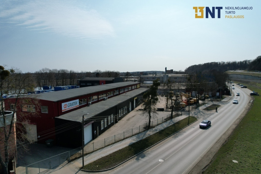 SANDĖLIAVIMO-GAMYBOS PATALPOS (SU NUOSAVA APTVERTA TERITORIJA), 3 PAKELIAMI VARTAI MODULINIO NAMUKO NĖRA PATALPOSE 20