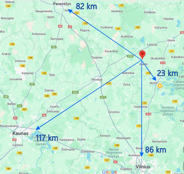 Parduodamas namas Antakščių k., Molėtų r. sav., 218.79 m2 ploto, 2 aukštai 36