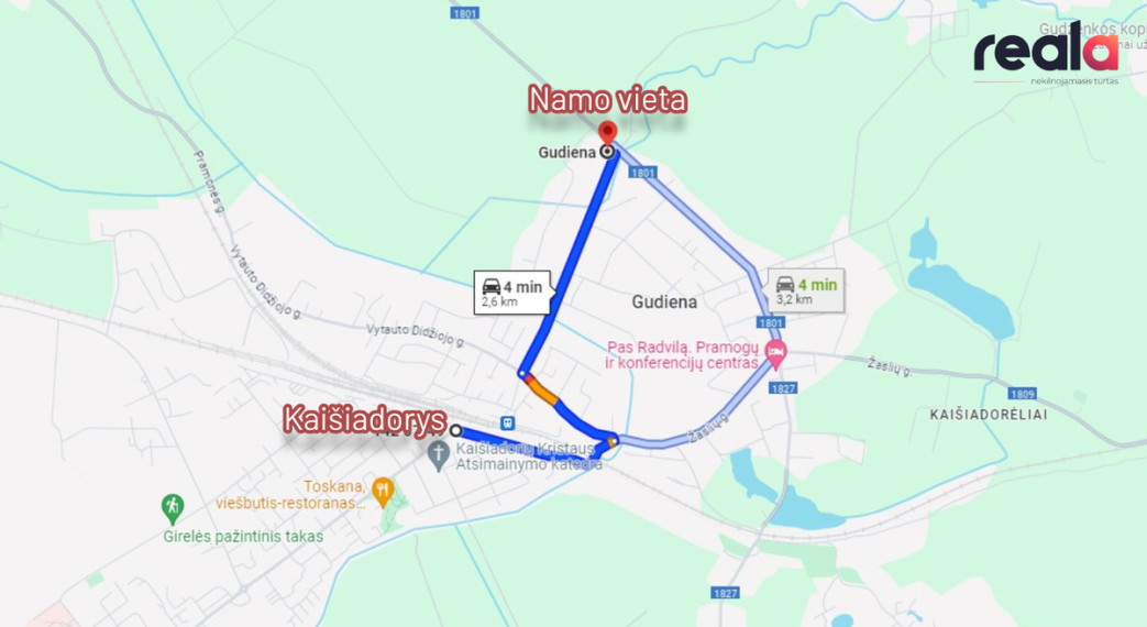 Parduodamas namas Vilniaus g., Gudienos k., 81.69 kv.m ploto, 1 aukštai 23