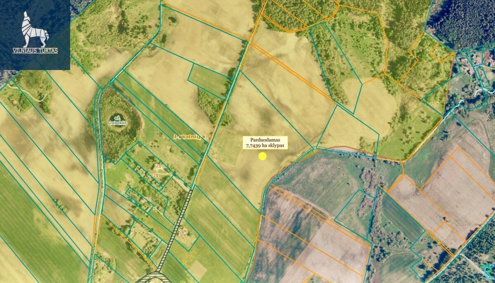Parduodamas sklypas Pakalnių k., Vilniaus r. sav., 774.39 a ploto 4