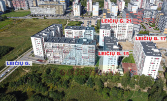 Parduodamas butas Leičių g., Pašilaičiai, Vilniaus m., Vilniaus m. sav., 45.45 m² ploto 2 kambariai 17