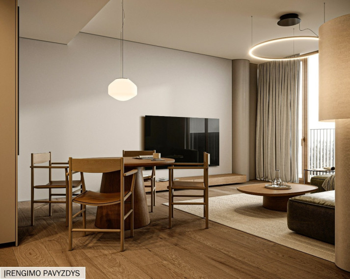 Parduodamas butas Konstitucijos pr., Šnipiškės, Vilniaus m., Vilniaus m. sav., 70.6 m2 ploto, 2 kambariai 2