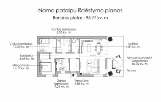 Parduodamas namas Užilgių g., Trakų Vokė, Vilniaus m., Vilniaus m. sav., 96 m2 ploto, 1 aukštai 27