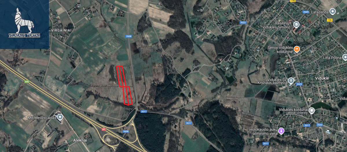 Parduodamas sklypas Virgainių k., Raseinių r. sav., 250 a ploto 2