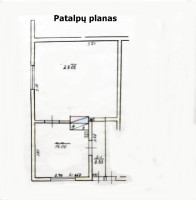 Parduodamas namas V. Lašo g., Rokiškio m., Rokiškio r. sav., 46.64 m2 ploto, 1 aukštai 16