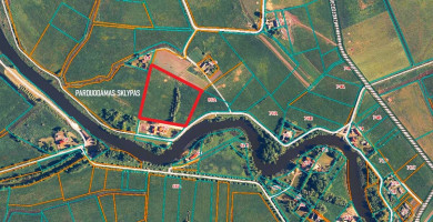 Parduodamas  sklypas Rusnės mstl., Šilutės r. sav., 274 a ploto 1