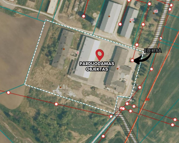 Parduodamos administracinės, gamybinės, kitos paskirties, paslaugų, prekybos, sandėliavimo patalpos Eglynlaukio g., Dargių k., Joniškio r. sav., 6154.1 m2 ploto 2