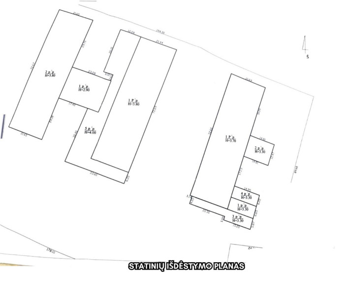 Parduodamos administracinės, gamybinės, kitos paskirties, paslaugų, prekybos, sandėliavimo patalpos Eglynlaukio g., Dargių k., Joniškio r. sav., 6154.1 m2 ploto 7