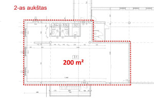 Nuomojamos administracinės patalpos Pylimo g., Senamiestis, Vilniaus m., Vilniaus m. sav., 200 m2 ploto 4