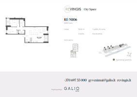 Parduodamas butas Eigulių g., Vilkpėdė, Vilniaus m., Vilniaus m. sav., 79.02 m² ploto 3 kambariai 2