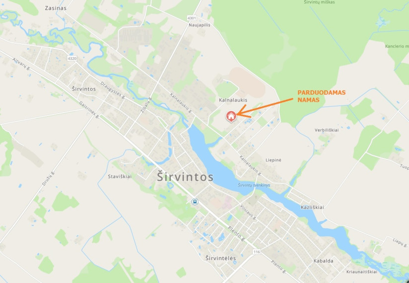 Parduodamas namas Šiaurinės g., Širvintų m., Širvintų r. sav., 46 m2 ploto, 1 aukštai 11