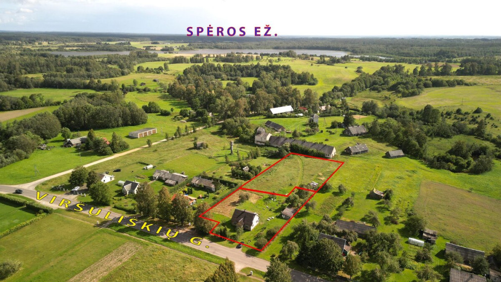 Parduodamas namas Viršuliškių k., Širvintų r. sav., 83 m2 ploto, 1 aukštai 1