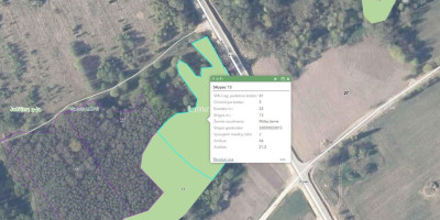 Parduodamas  sklypas Varkalabiškių k., Vilniaus r. sav., 78 a ploto 7