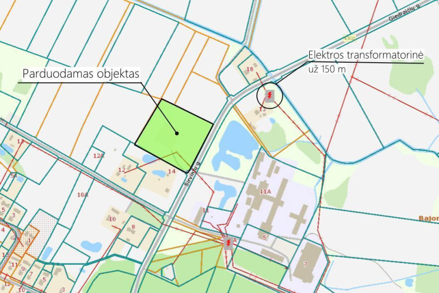 Parduodamas  sklypas Motiejūnų k., Širvintų r. sav., 211 a ploto 10