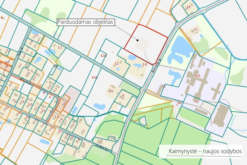Parduodamas  sklypas Motiejūnų k., Širvintų r. sav., 211 a ploto 11