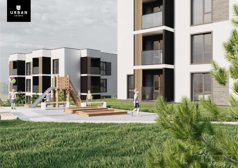Parduodami daugiabučių pask. sklypai su projektu Riešėje 2