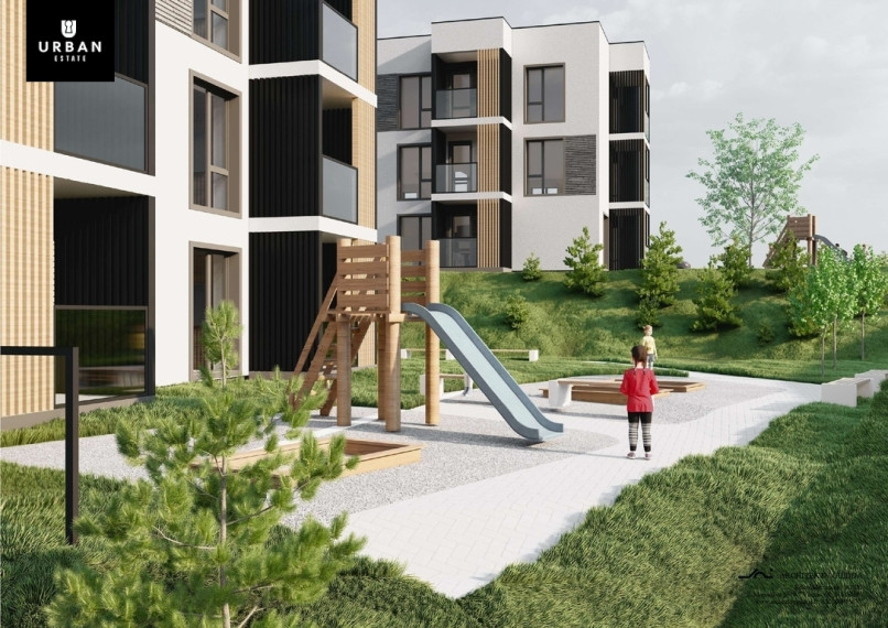 Parduodami daugiabučių pask. sklypai su projektu Riešėje 3
