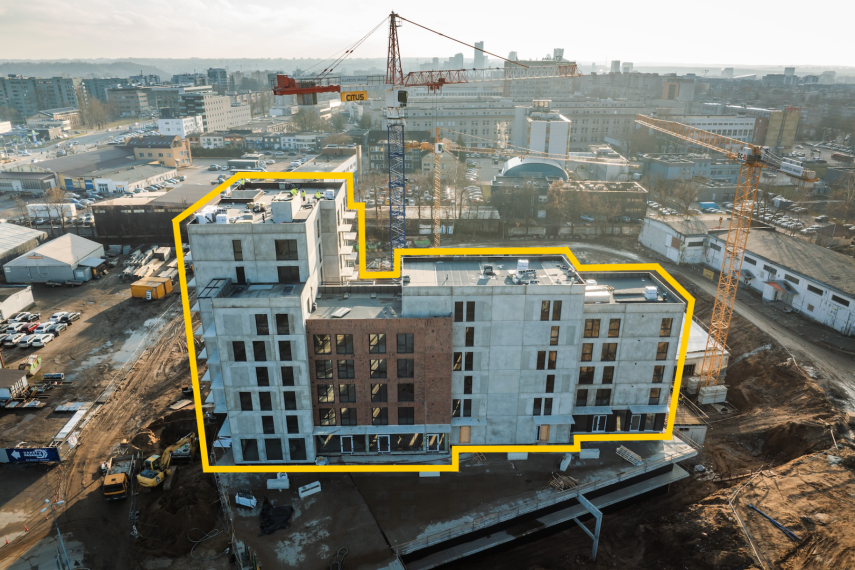 Parduodamas butas Kareivių g., Šiaurės miestelis, Vilniaus m., Vilniaus m. sav., 29.48 m² ploto 1 kambarys 1