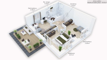 Parduodamas namas Kaimynų g, Paneriai, Vilniaus m., Vilniaus m. sav., 130 m2 ploto, 2 aukštai 20