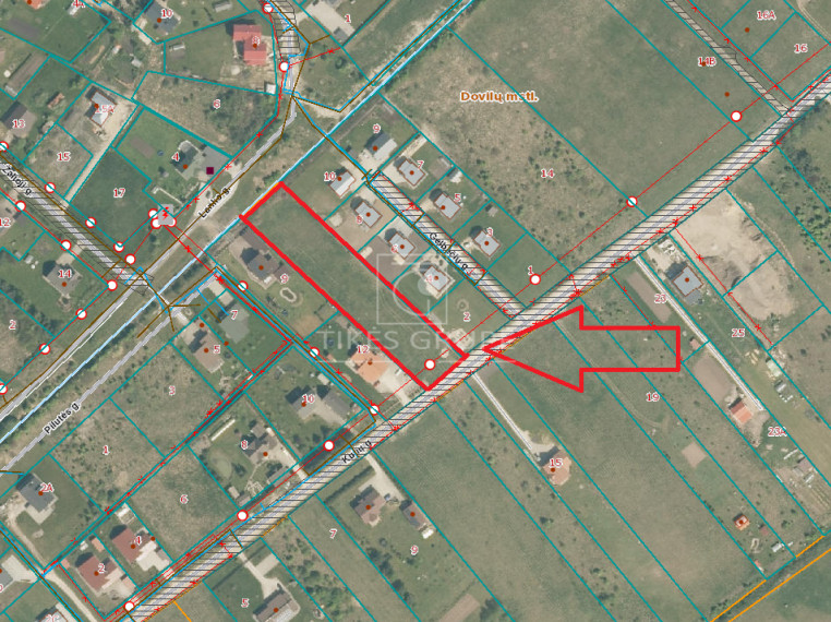 Parduodamas sklypas Kulių g., Dovilų mstl., Klaipėdos r. sav., 45 a ploto 2