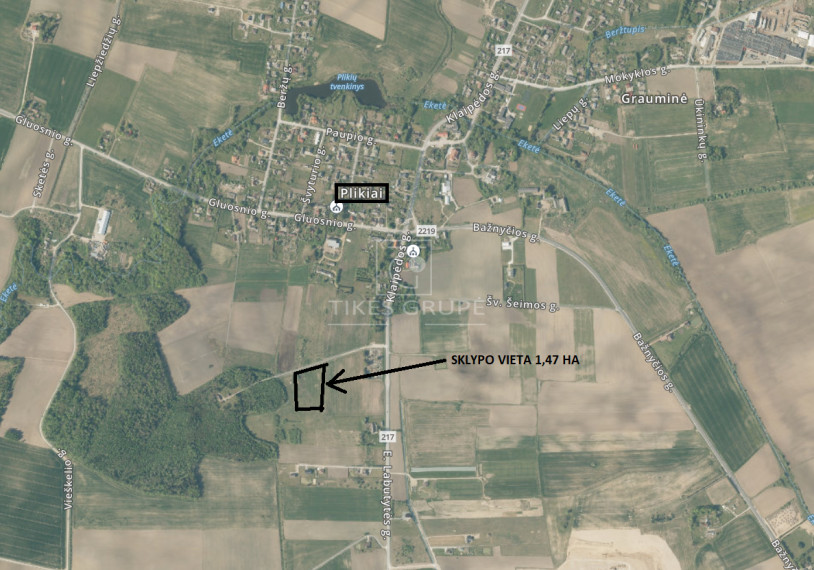 Parduodamas sklypas Plikių mstl., Klaipėdos r. sav., 147 a ploto 2