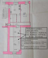 Parduodamas butas Pamėnkalnio g., Senamiestis, Vilniaus m., Vilniaus m. sav., 24.13 m2 ploto, 2 kambariai 12