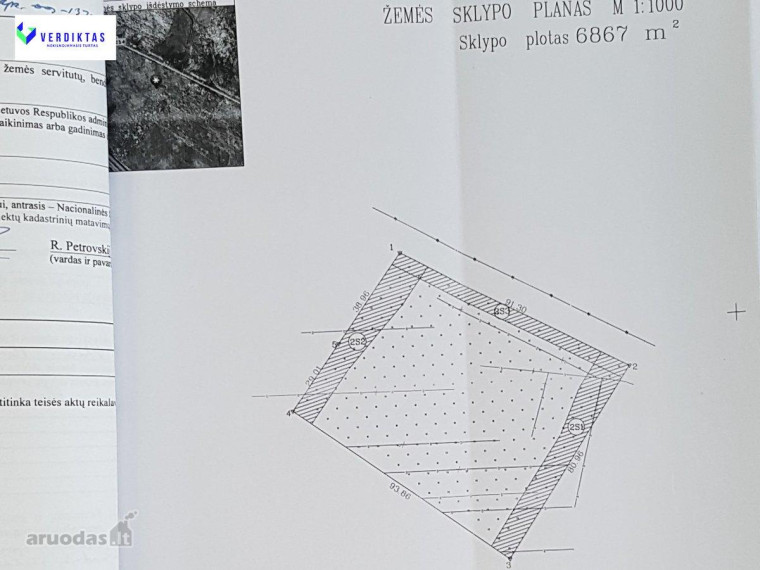 Parduodamas sklypas Glatkiškių k., Vilniaus r. sav., 515 a ploto 12