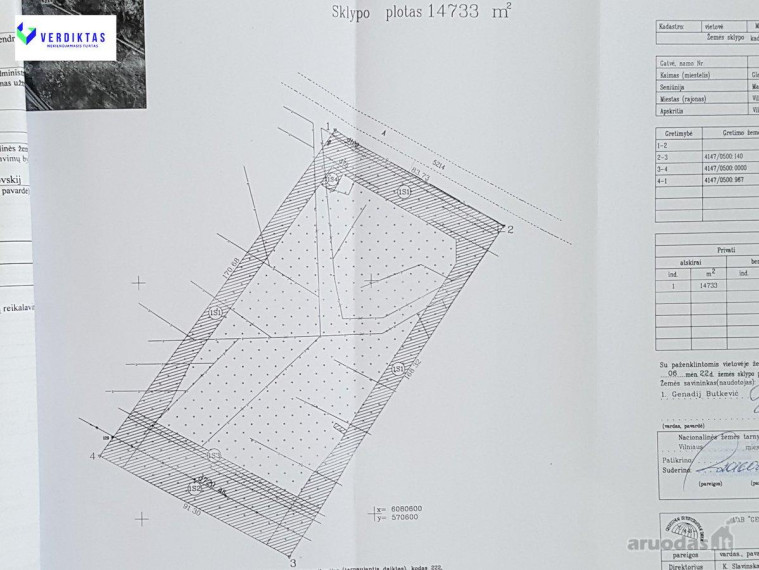 Parduodamas sklypas Glatkiškių k., Vilniaus r. sav., 515 a ploto 13