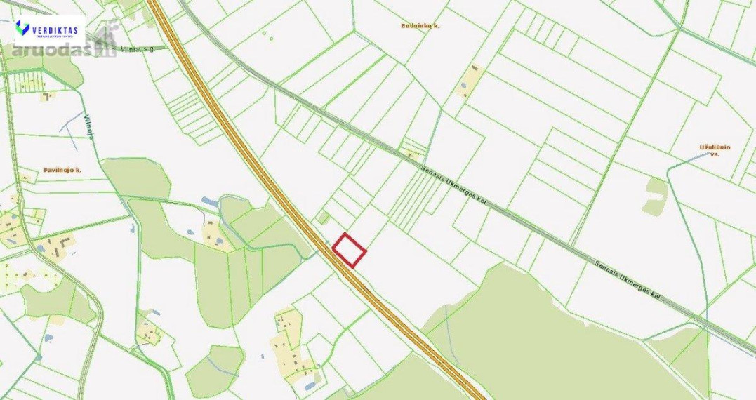 Parduodamas sklypas Glatkiškių k., Vilniaus r. sav., 515 a ploto 6