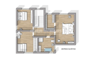 Parduodamas namas Prano Dovydaičio g., Pavilnys, Vilniaus m., Vilniaus m. sav., 160 m2 ploto, 2 aukštai 19