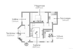 Parduodamas namas Pranapolio g., Paneriai, Vilniaus m., Vilniaus m. sav., 115 m2 ploto, 2 aukštai 21
