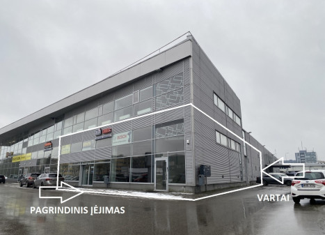 Nuomojamos patalpos Žirmūnų g., Šiaurės miestelyje, Vilniuje, 500 kv.m ploto
