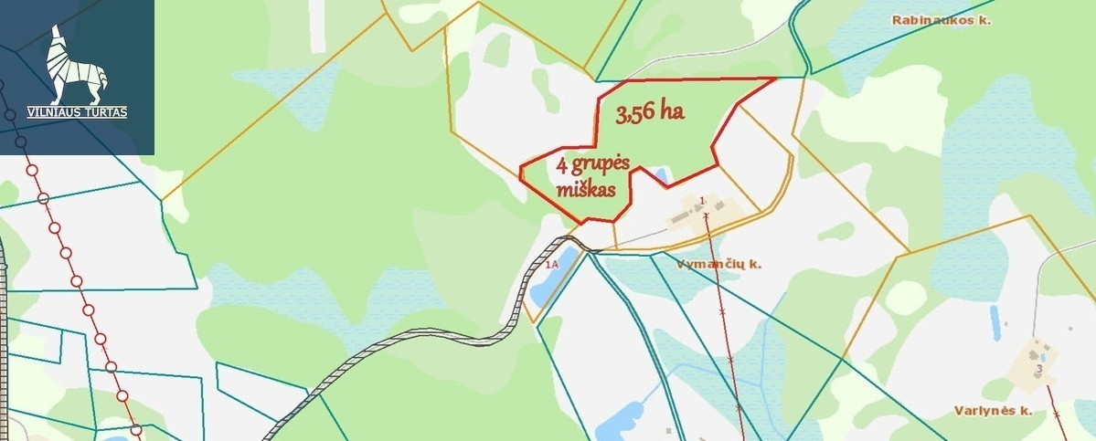 Parduodamas sklypas Vymančių k., Molėtų r. sav., 356 a ploto 3