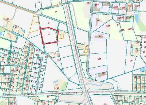 Parduodamas komercinės paskirties sklypas Amatų g., Jonučių k., Kauno r. sav., 108.14 a ploto