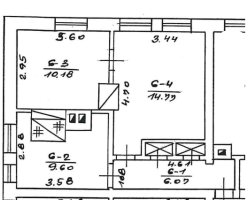 Parduodamas butas Kalviškių k., Šiaulių r. sav., 20.31 m² ploto 2 kambariai 10