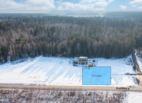 Parduodamas  sklypas Prašiškių g., Mažieji Gulbinai, Vilniaus m., Vilniaus m. sav., 11.8 a ploto