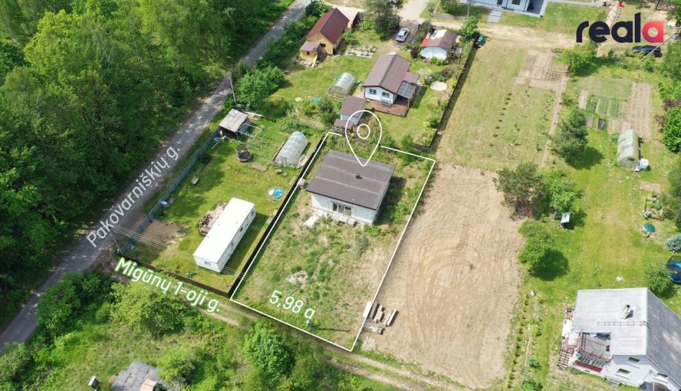 Parduodamas namas Pakovarniškių k., 70.05 kv.m ploto, 1 aukštai 2