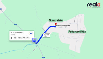 Parduodamas namas Pakovarniškių k., 70.05 kv.m ploto, 1 aukštai 10