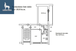 Parduodamas butas Vytauto g., Trakų m., Trakų r. sav., 30.15 m2 ploto, 1 kambariai 10