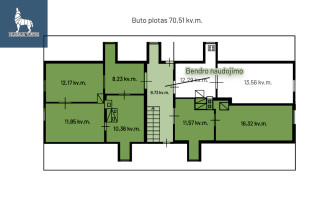 Parduodamas butas Giedraičių g., Šnipiškės, Vilniaus m., Vilniaus m. sav., 70.51 m2 ploto, 4 kambariai 5