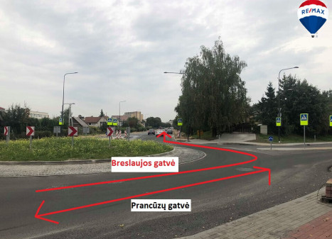 Parduodamas sklypas Prancūzų g., Aukštuosiuose Šančiuose, Kaune, 9 a ploto