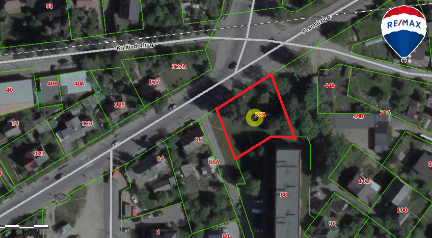 Parduodamas sklypas Prancūzų g., Aukštuosiuose Šančiuose, Kaune, 9 a ploto 4