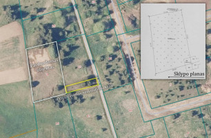 Parduodamas  sklypas Upelio g., Strazdiškių k., Trakų r. sav., 20 a ploto 15