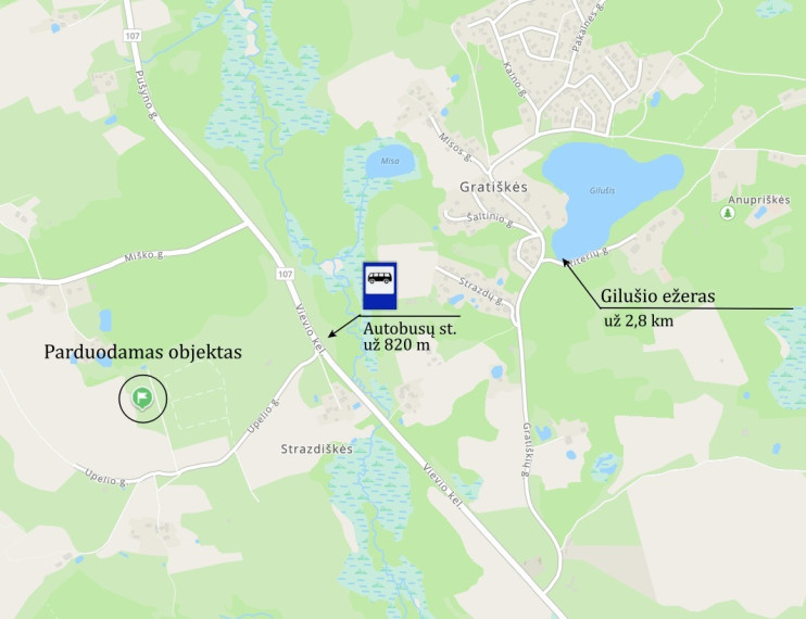 Parduodamas  sklypas Upelio g., Strazdiškių k., Trakų r. sav., 20 a ploto 20