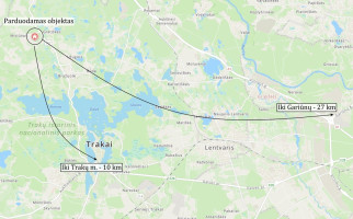 Parduodamas  sklypas Upelio g., Strazdiškių k., Trakų r. sav., 20 a ploto 21