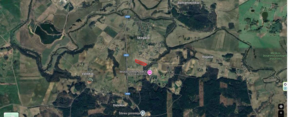 Parduodamas kitos paskirties sklypas Naujakurių g., Skirgailų k., Tauragės r. sav., 89.29 a ploto 19