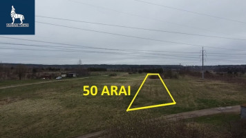 Parduodamas  sklypas Melekonių k., Vilniaus r. sav., 50 a ploto 1