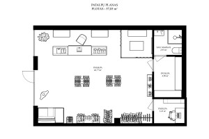 Parduodamos administracinės, maitinimo, paslaugų, prekybos patalpos Pavilnionių g., Pašilaičiai, Vilniaus m., Vilniaus m. sav., 57.85 m2 ploto 13
